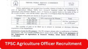 TPSC Agriculture Officer Recruitment