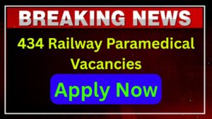 RRB Paramedical Online Form