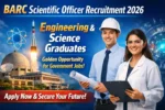 BARC Scientific Officer Recruitment 2026