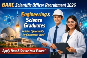 BARC Scientific Officer Recruitment 2026