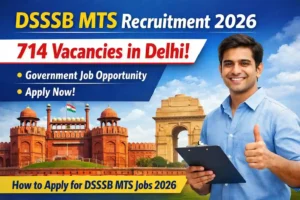 DSSSB MTS Recruitment 2026