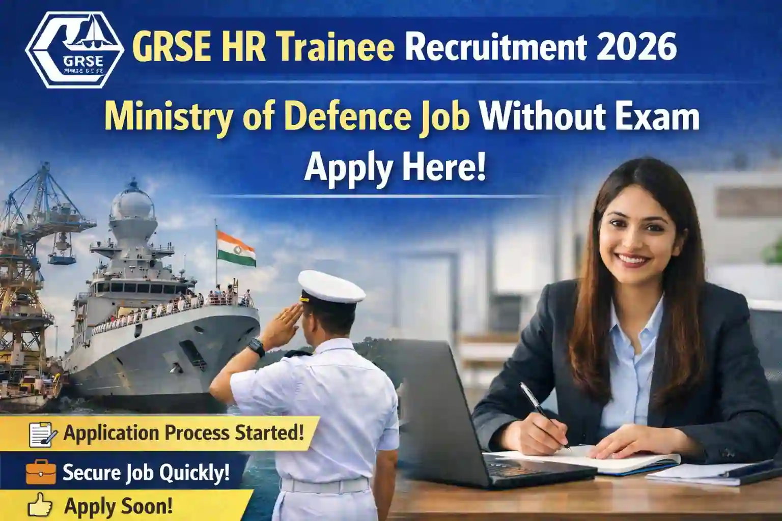 GRSE HR Trainee Recruitment 2026
