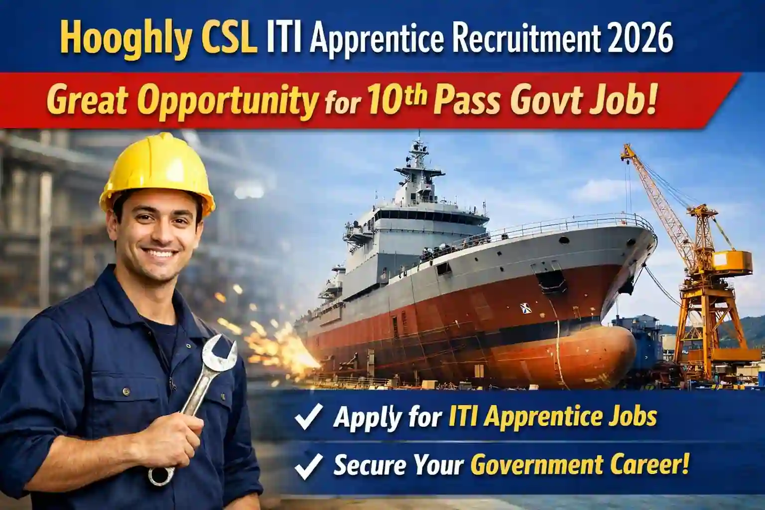 Hooghly CSL ITI Apprentice Recruitment 2026