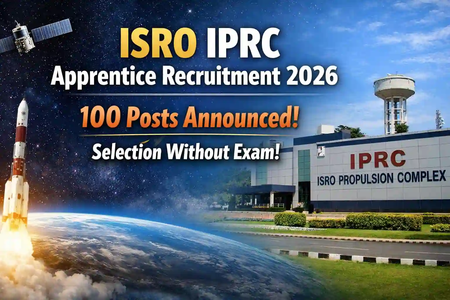 ISRO IPRC Apprentice Recruitment 2026
