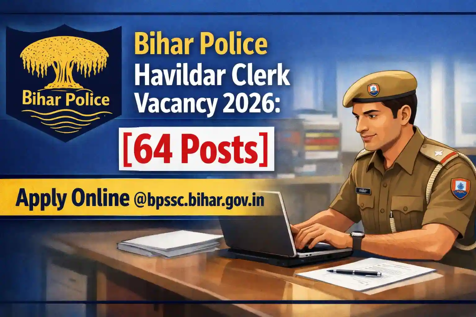Bihar Police Havildar Clerk Vacancy 2026
