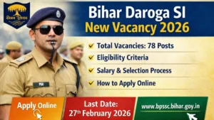 Bihar Daroga SI New Vacancy 2026