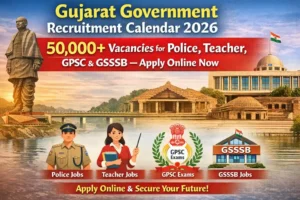 Gujarat Government Recruitment Calendar 2026
