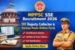 MPPSC SSE Recruitment 2026