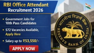 RBI Office Attendant Recruitment 2026
