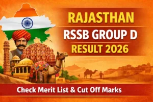 Rajasthan RSSB Group D Result 2026