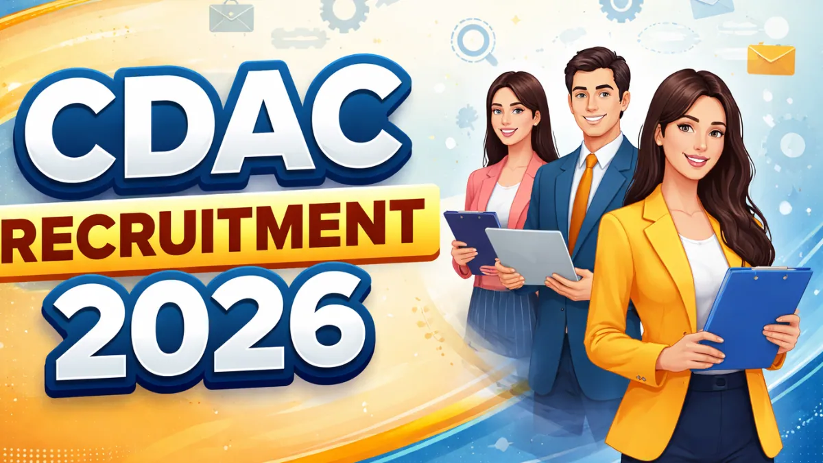 CDAC Recruitment 2026
