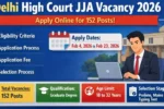Delhi High Court JJA Vacancy