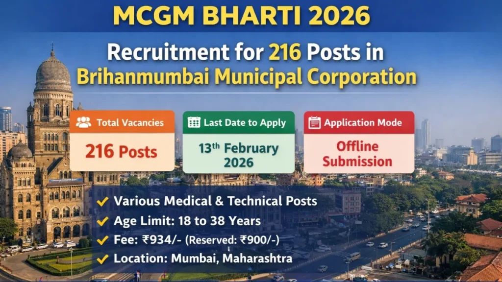 MCGM Bharti 2026