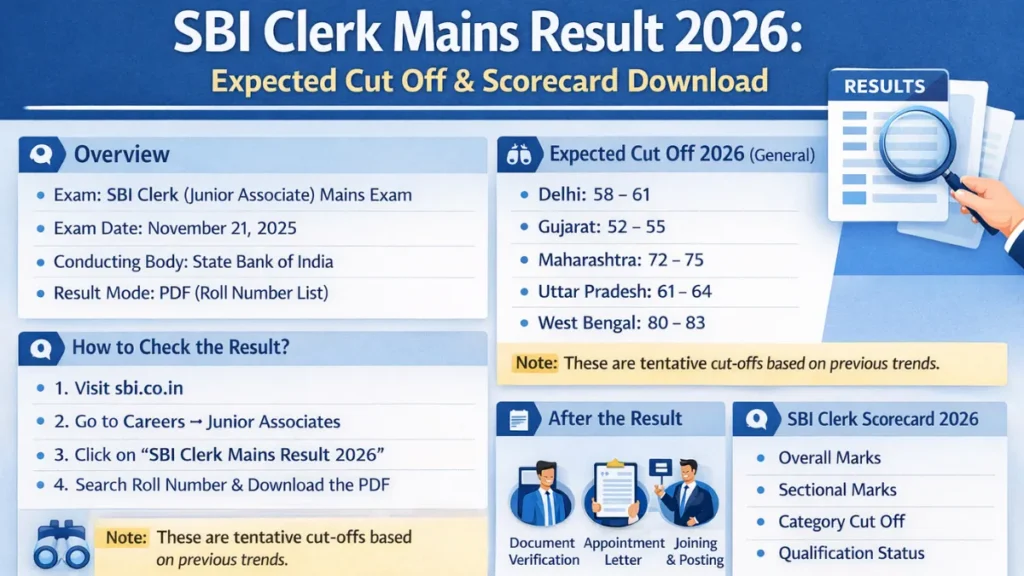 SBI Clerk Mains Result