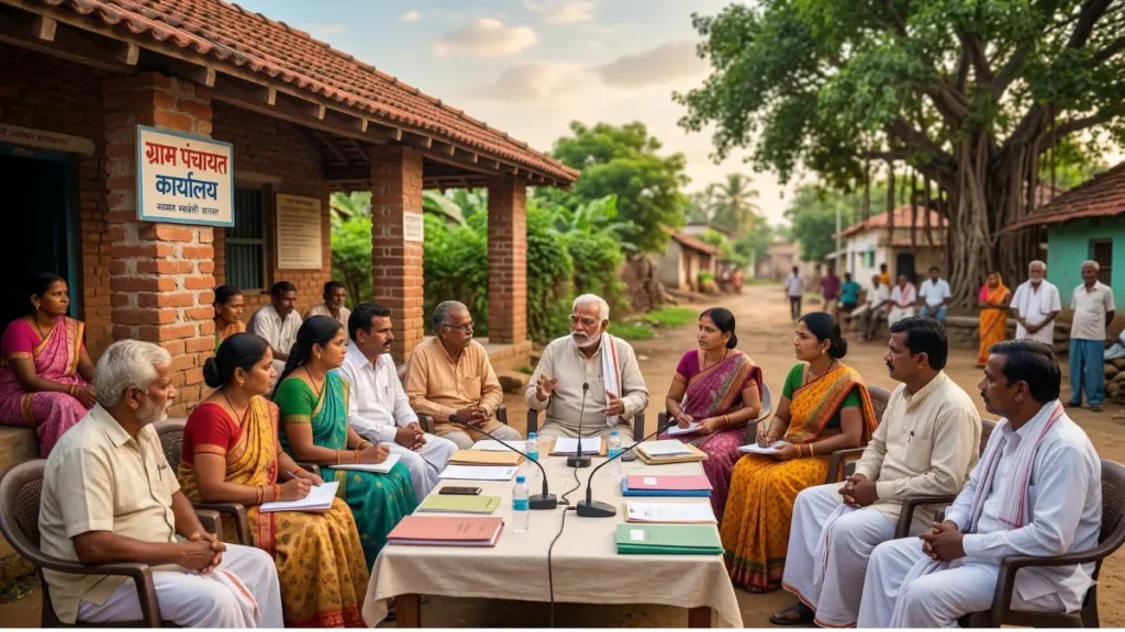 Gram Panchayat Mein Kitne Sadasya Hote Hain