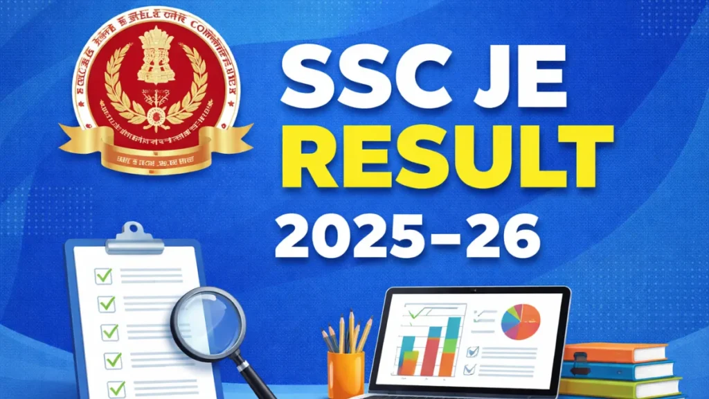 SSC JE Result 2025–26